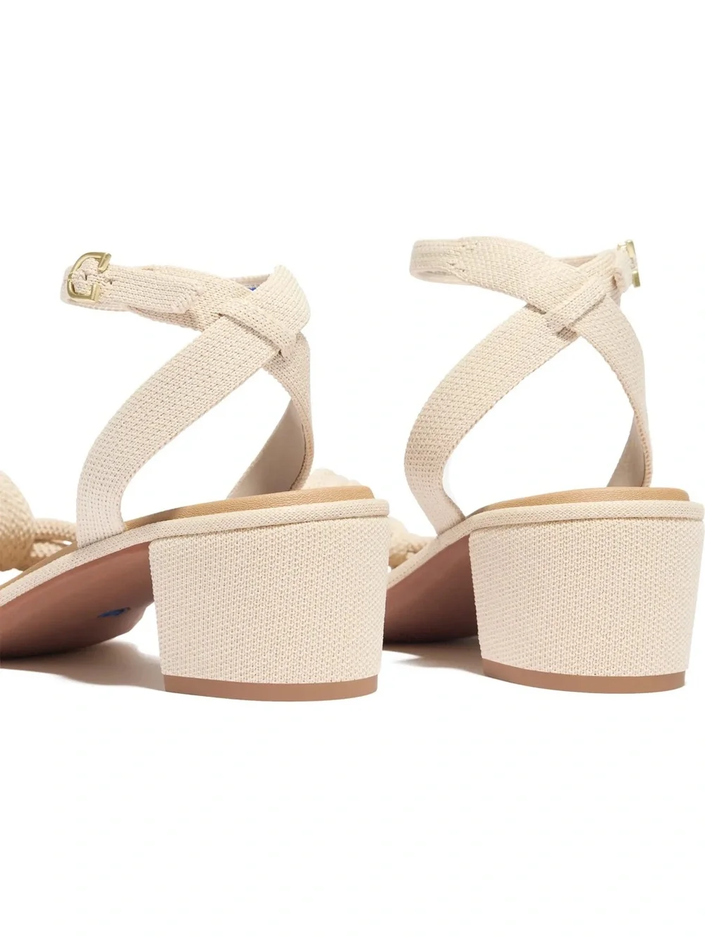 NIB! Rothys The Knot Sandal in Cream Size 8